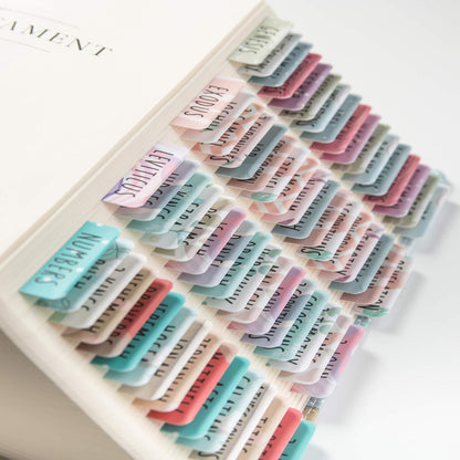 Beautiful Bible Tabs (84 Pack)